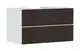 Hansgrohe-HG-Xevolos-E-Waschtischunterschrank-Mattweiss-980-550-mit-2-Schubkaesten-fuer-Konsolen-mit-Aufsatzwaschtisch-geschliffen-Eiche-Dunkel-54190730 gallery number 1